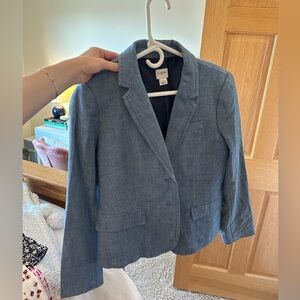 Jcrew Denim Blazer
